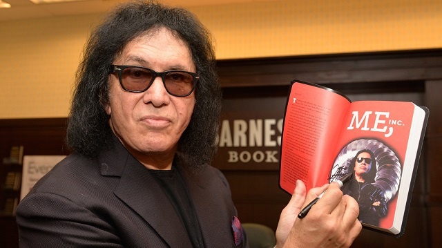LOS ANGELES, CA - OCTOBER 19: Gene Simmons of KISS attends a signing for his book "Me, Inc." at Barnes & Noble bookstore at The Grove on October 19, 2014 in Los Angeles, California. (Photo by Michael Tullberg/Getty Images)